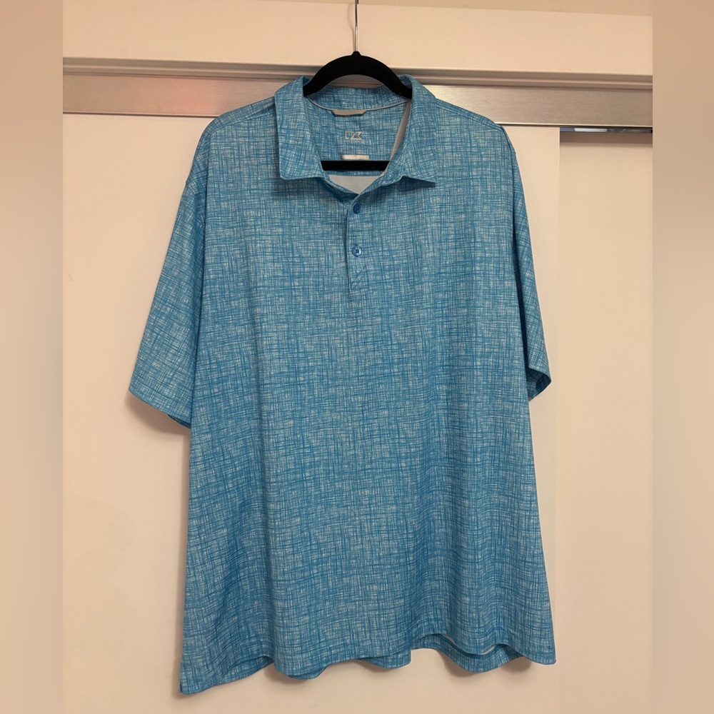 Cutter & Buck Men's Blue Polo Shirt